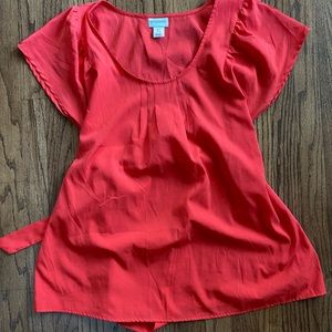 Vibrant Colored Maternity Top